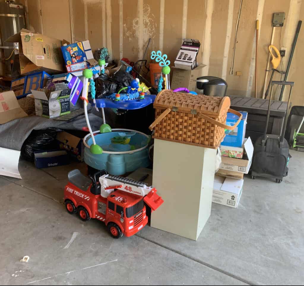 toys and other stuff to be disposed